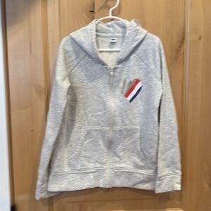 Old Navy Hoodie, full zip. Size: L (10-12)